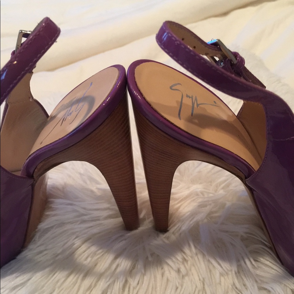 Giuseppe Zanotti Design Lavender Sling Back Heels - Picture 5 of 8